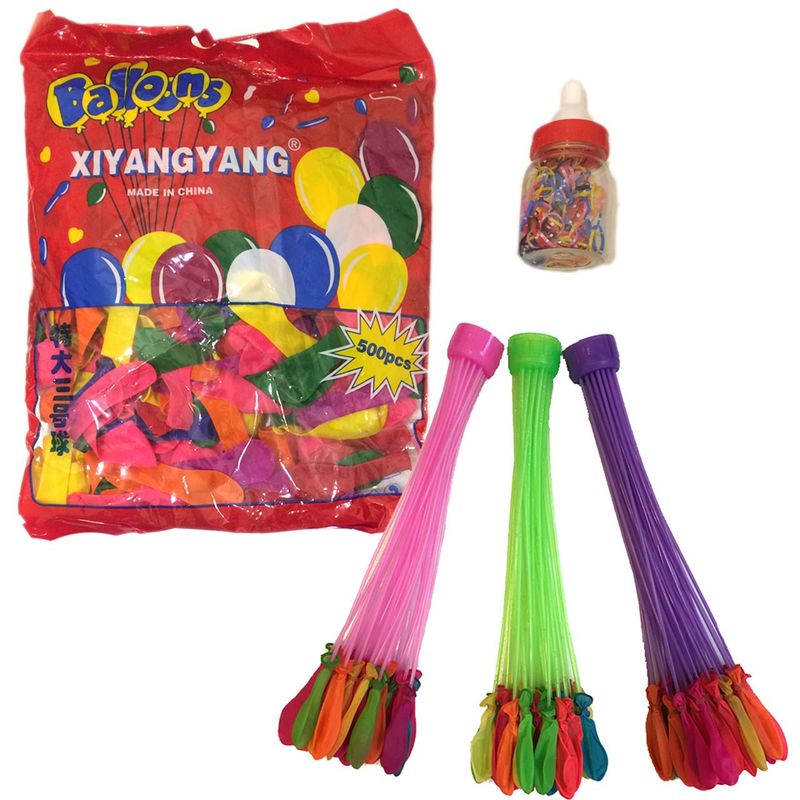 بادکنک آبی بانیبو مدل water baloon بسته 111 عددی به همراه بادکنک بانیبو بسته 500 عددی