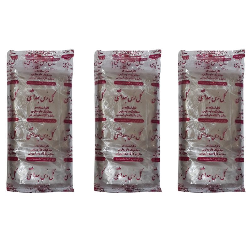 بازی آموزشی طرح گل سفالگری کد r82 بسته 3 عددی