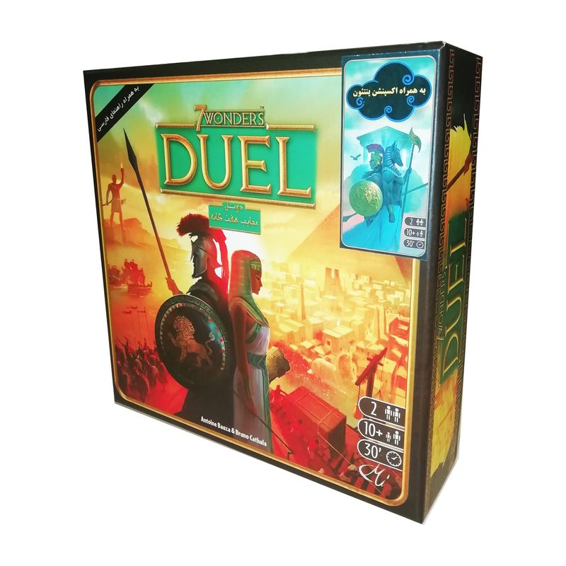 بازی فکری مدل 7wonders duel with pantheon expansion