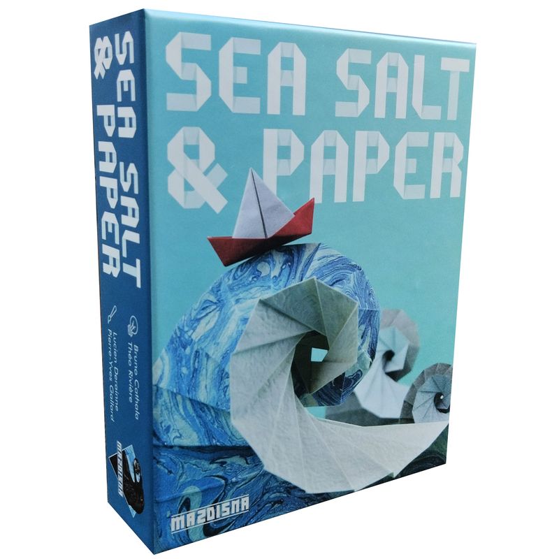 بازی فکری مدل نمک دریایی و کاغذ sea salt and paper