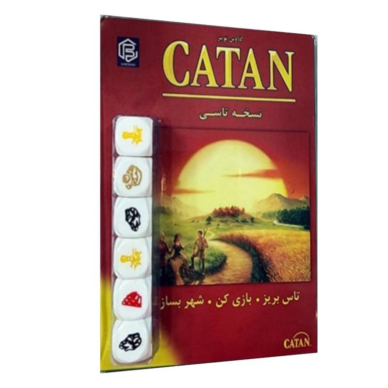 بازی فکری کاتان  مدل مهاجران نسخه تاسی catan dice game