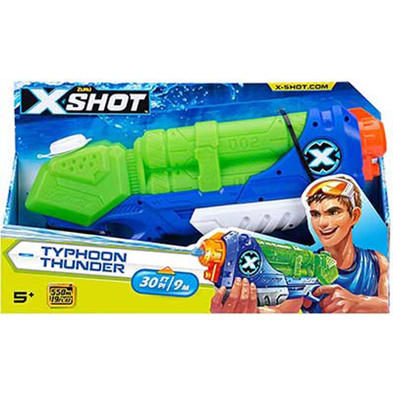 تفنگ آب پاش زورو مدل x shot مدل typhoon thunder