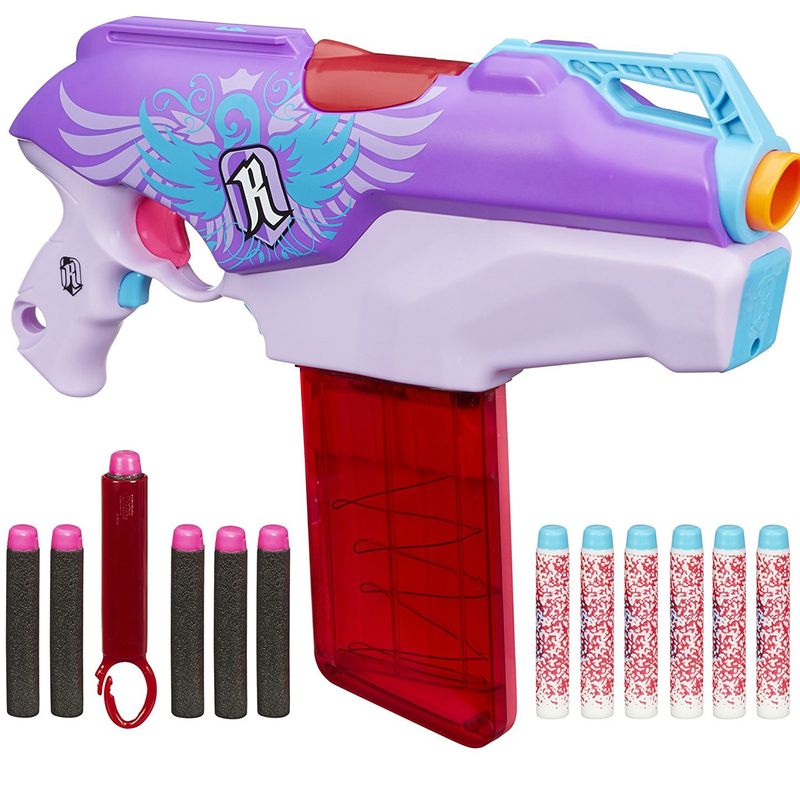 تفنگ اسباب بازی نرف مدل rebelle rapid red blaster