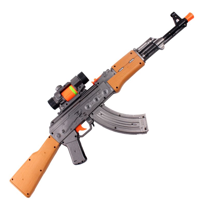 تفنگ اسباب بازی پروجکتور مدل ak 47
