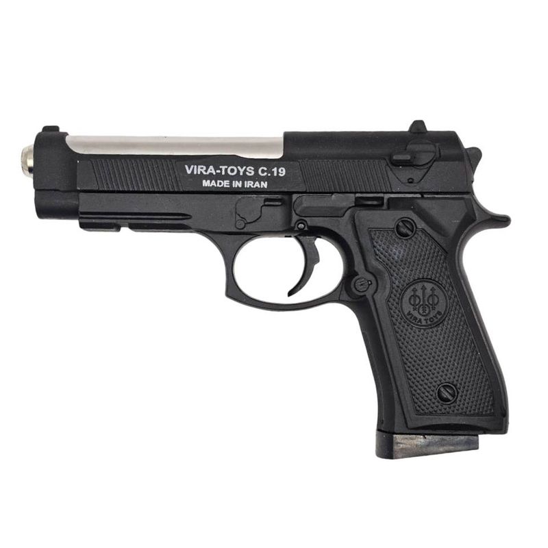 تفنگ بازی ناب سل مدل کلت خشاب خور c19 کد airsoft gun c19 مناسب برای نوجوانان