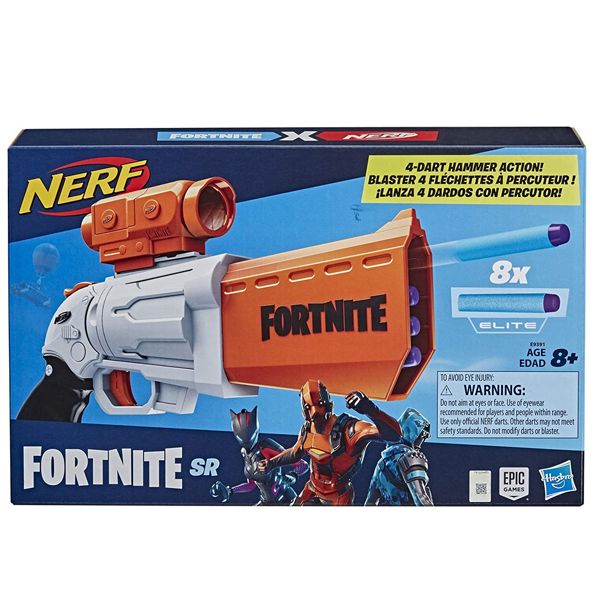 تفنگ بازی نرف مدل fortnite sr