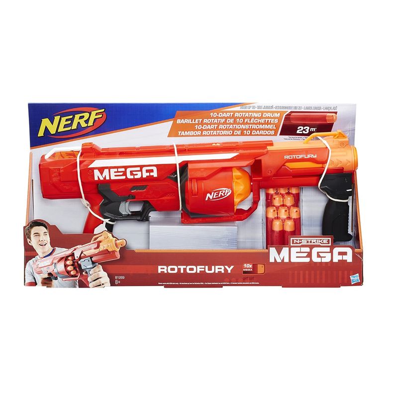 تفنگ بازی نرف مدل n strike elite mega rotofury کد b1269