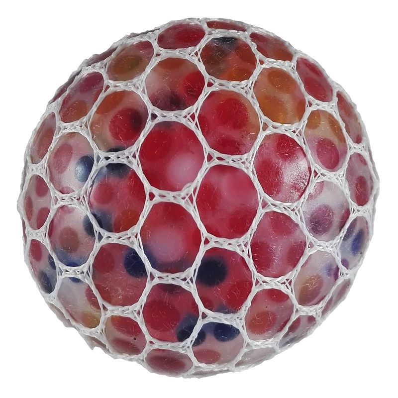 توپ بازی ضد استرس مدل gel bullets white mesh