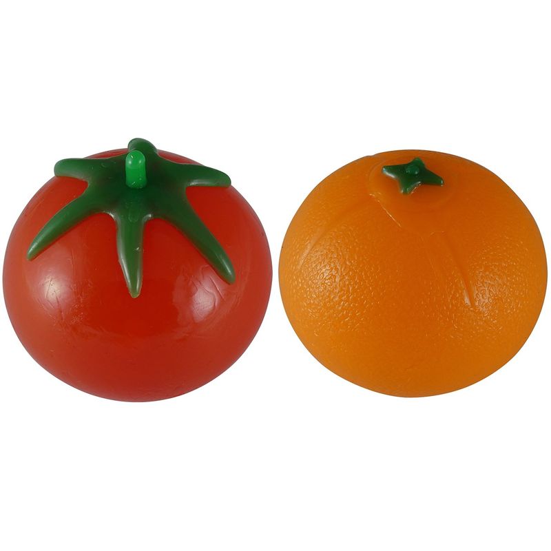 توپ بازی ضد استرس مدل tangerine and tomato مجموعه دو عددی