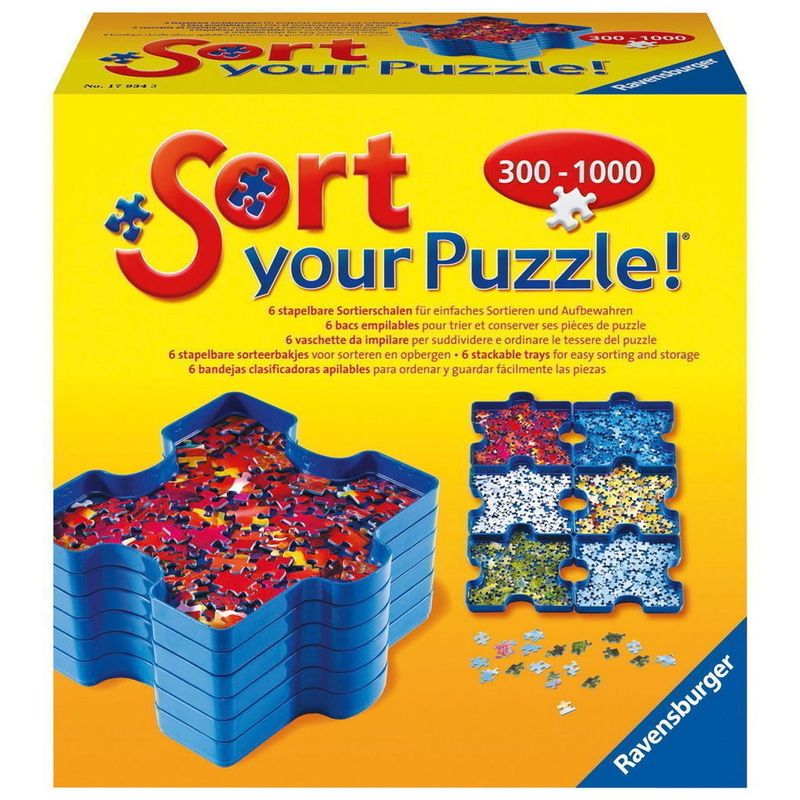 جعبه قطعات پازل راونزبرگر مدل sort your puzzle