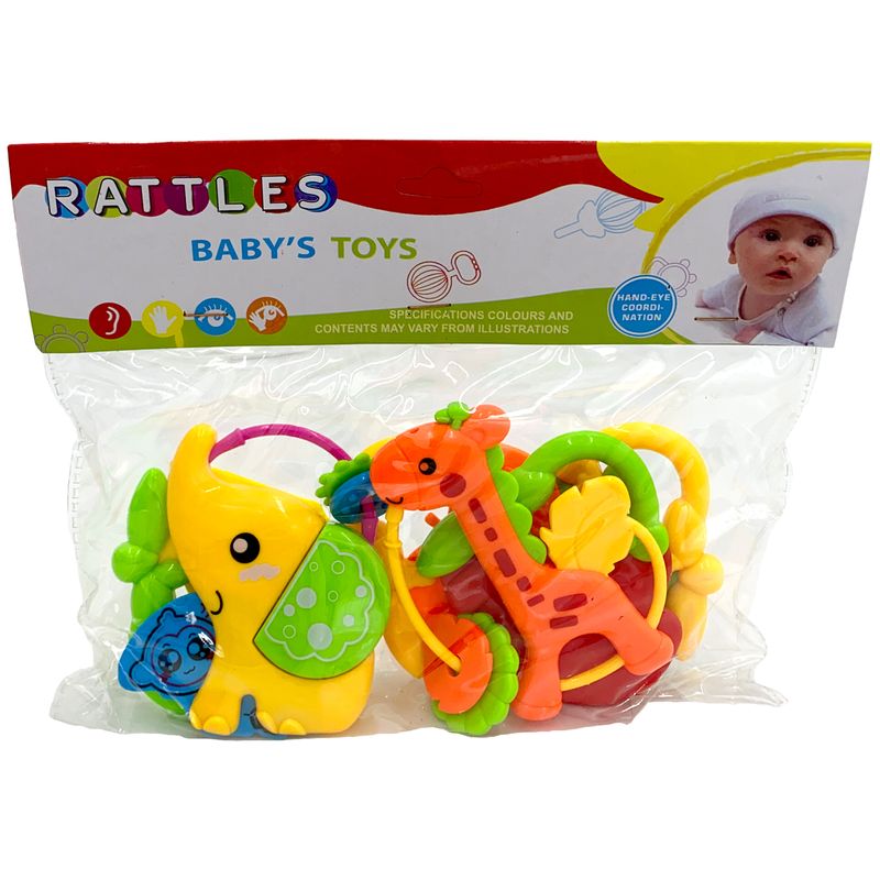 جغجغه طرح میوه مجموعه 6 عددی