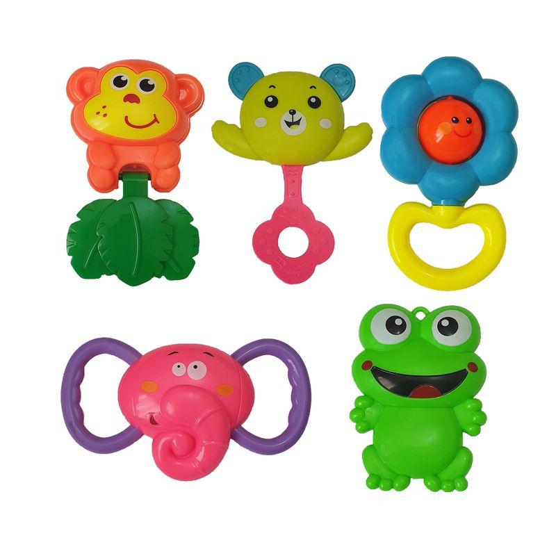 جغجغه مدل baby teethers بسته 5 عددی