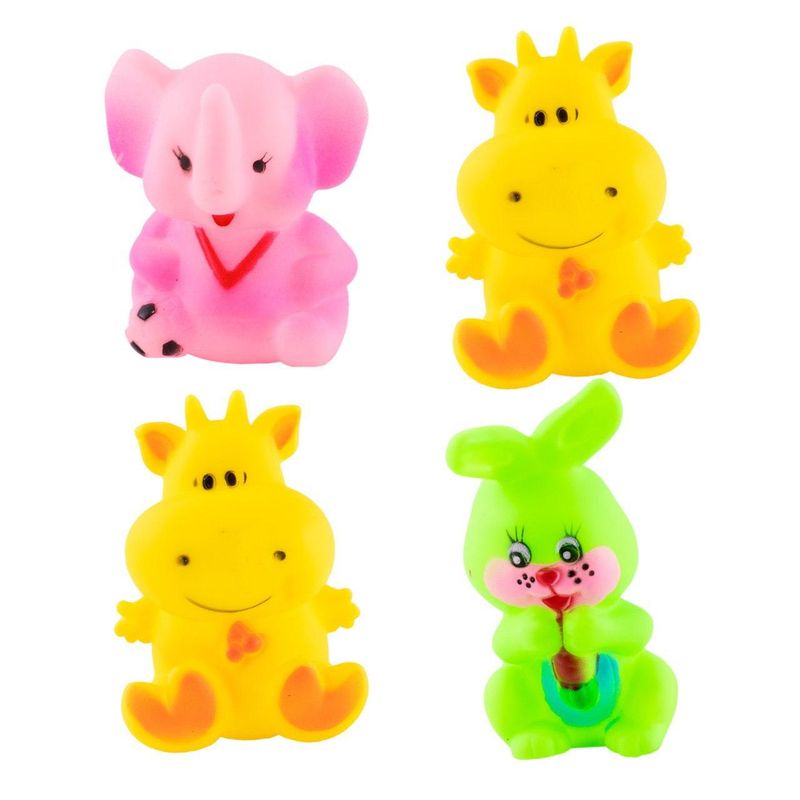 جغجغه مدل cartoon animals بسته 4 عددی