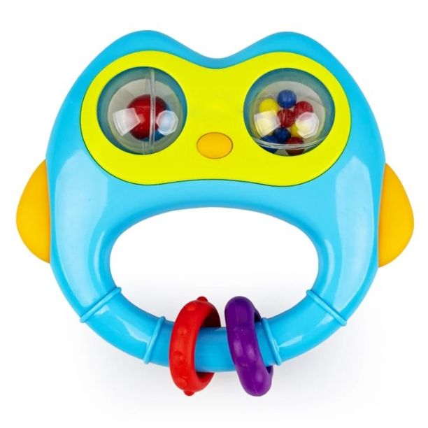 جغجغه مدل جغد طرح ball eye owl کد by108 3