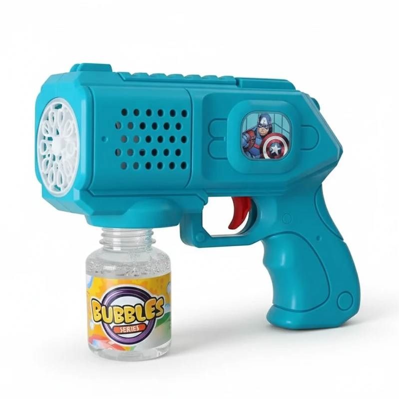 حباب ساز مدل تفنگی طرح اسپایدرمن و دوستان کد bubble gun   trb
