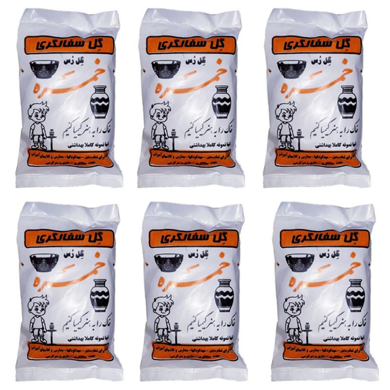 خاک رس سفالگری مدل ms7 بسته 6 عددی
