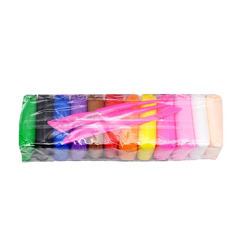 خمیر بازی سبک مدل super light بسته 12 عددی