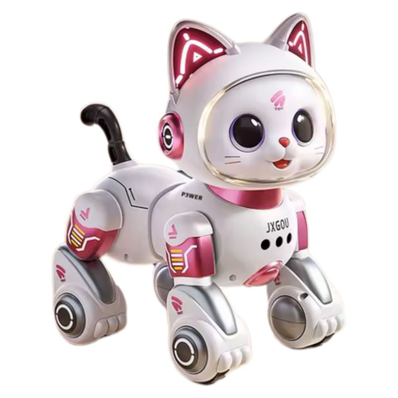 ربات کنترلی مدل cat toy با قابلیت راه رفتن، چرخیدن و تولید صدا