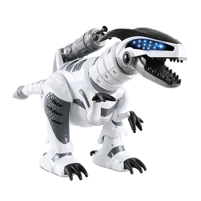 ربات کنترلی ناب سل مدل دایناسور هوشمند تیرانداز موزیکال چراغدار smart dino با قابلیت راه رفتن