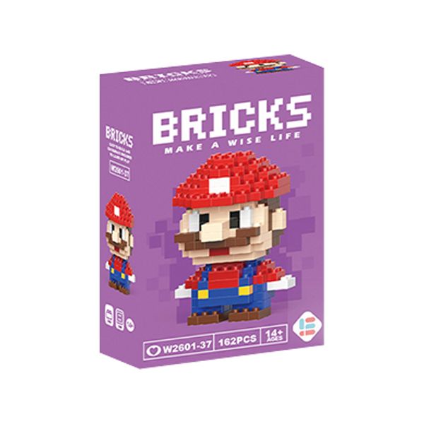 ساختنی 162 تکه مدل سوپر ماریو super mario کد m3037
