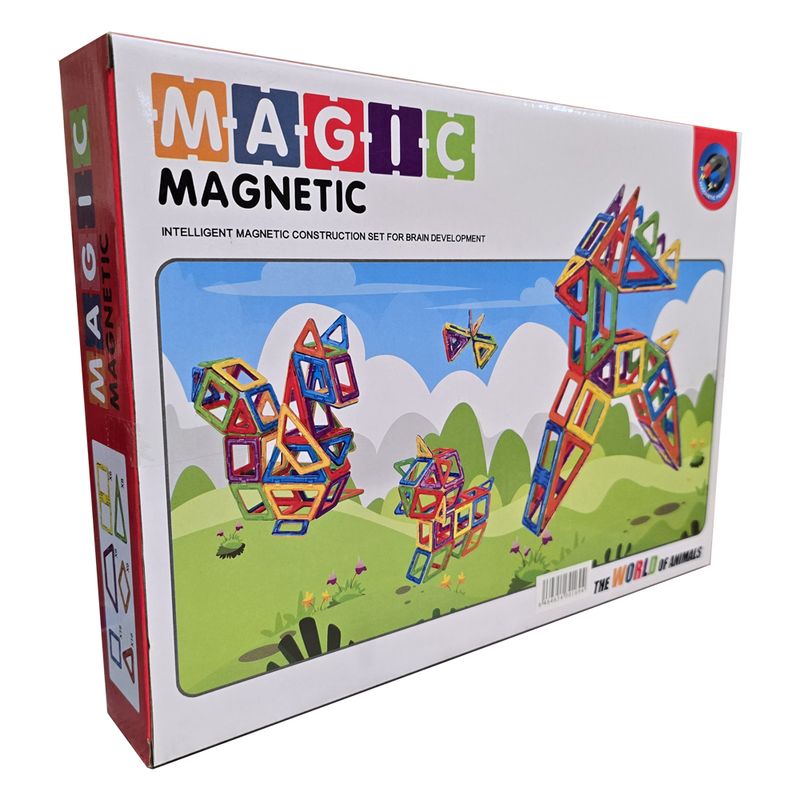 ساختنی 60 تکه مدل مگنتی طرح magic magnetc کد fk683