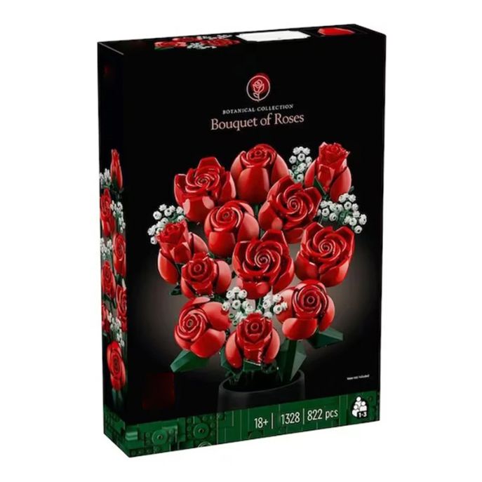 ساختنی 822 تکه مدل دسته گل رز طرح bouquet of rose کد 1328