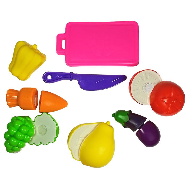 ست اسباب بازی آشپزخانه مدل fruit cutter مجموعه ۱۴ عددی