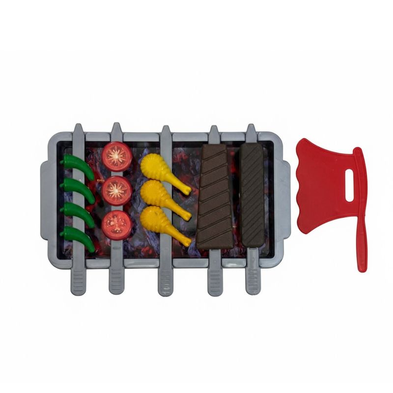 ست اسباب بازی آشپزخانه مدل باربیکیو و منقل