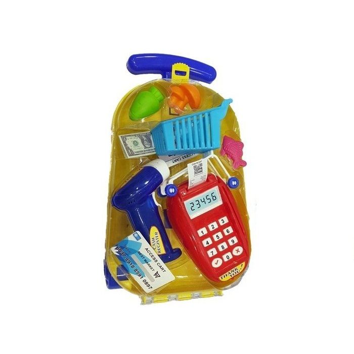 ست اسباب بازی تجهیزات فروشگاهی طرح چمدان مسافرتی best toys