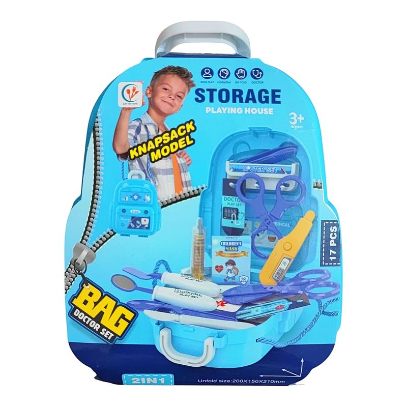 ست اسباب بازی تجهیزات پزشکی مدل diy 17pcs