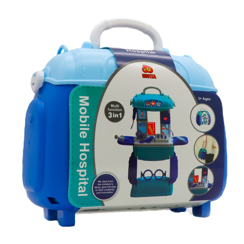 ست اسباب بازی تجهیزات پزشکی هوکیا مدل mobile hospital