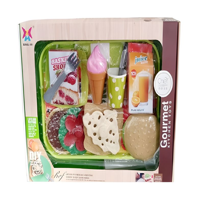 ست اسباب بازی فست فود مدل gourmet kitchen toys کد 362