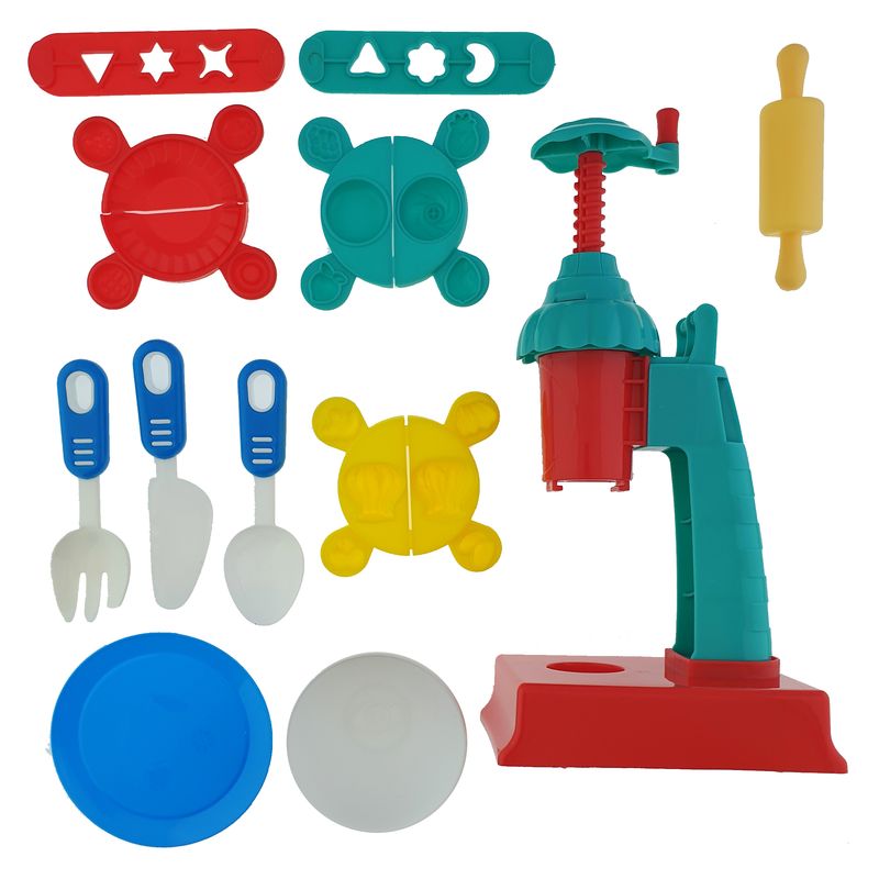 ست اسباب بازی مدل بستنی ساز طرح color clay series کد x168 9 مجموعه 12 عددی