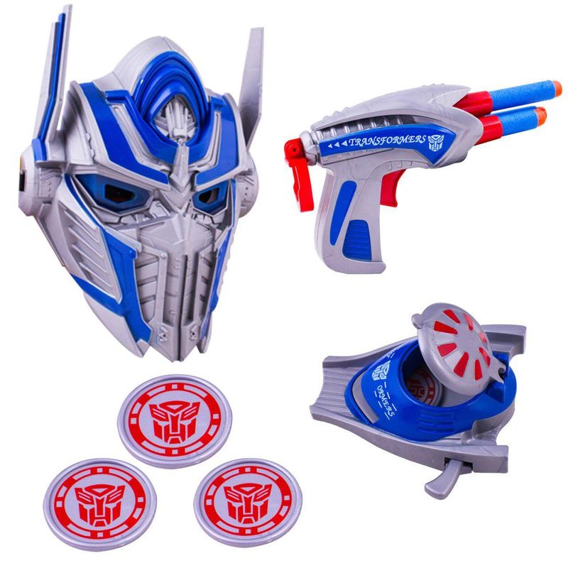 ست تفنگ ماسک و مچ بند مدل transformers