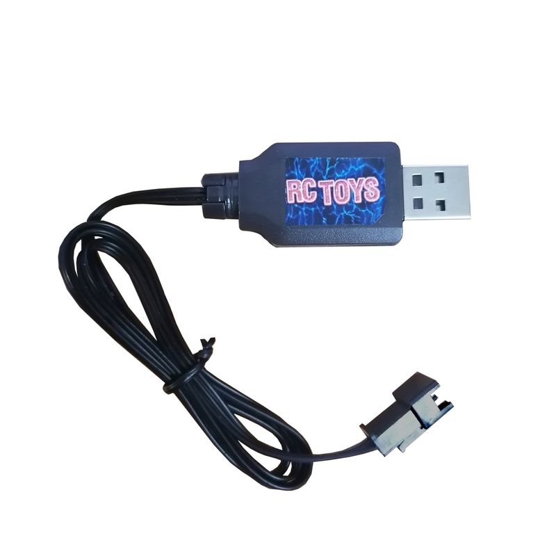 شارژر باتری ماشین کنترلی آفرود آرسی تویز مدل rct_7.4v_sm3pin به همراه سوکت sm سه پین