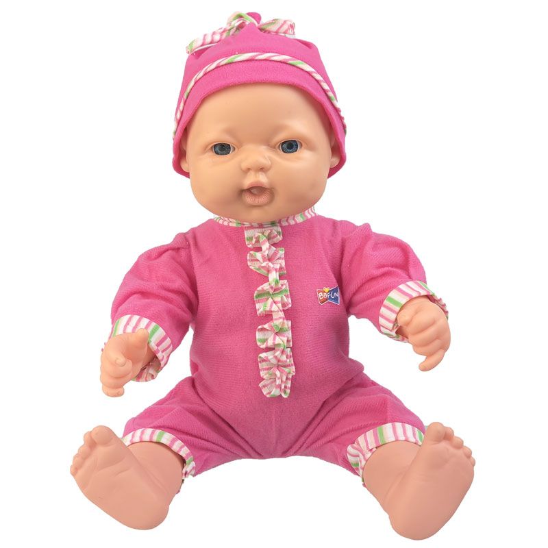 عروسک بلیندا مدل نوزاد شیر خوار belinda lovely baby طرح صورت متحرک ارتفاع 38 سانتی متر