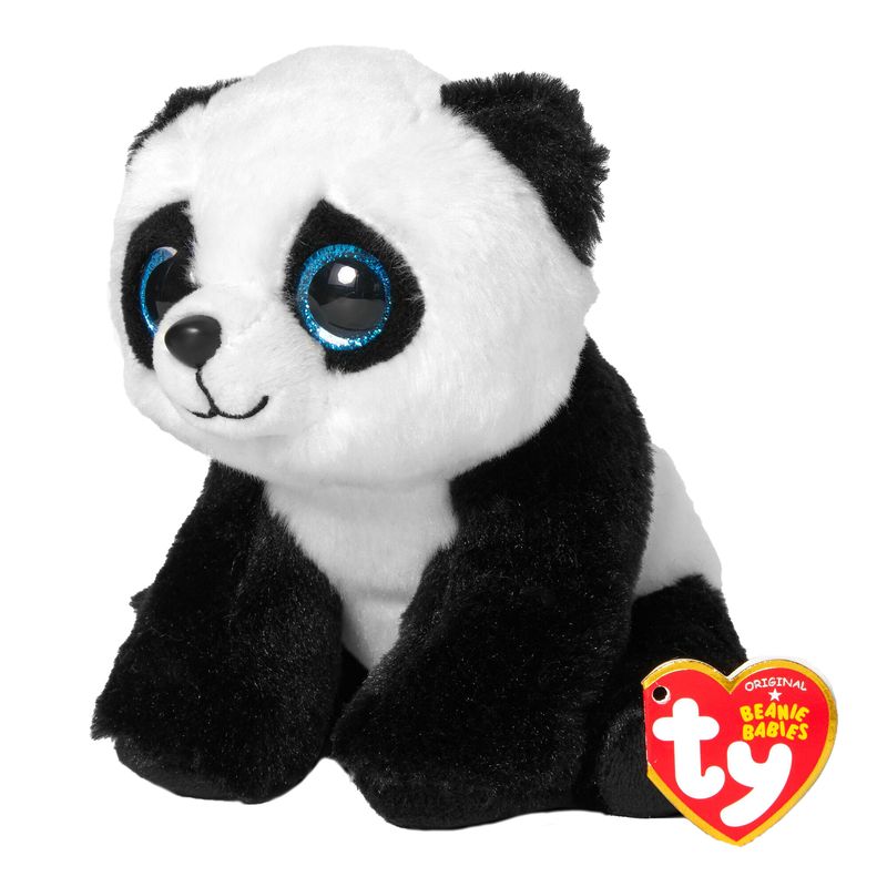 عروسک تی وای طرح خرس پاندا مدل ty baboo the panda طول 17 سانتی‌متر