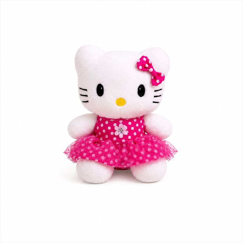 عروسک مدل کیتی طرح دامن‌دار ارتفاع 20 سانتی متر