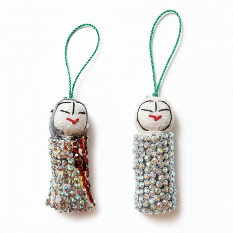 عروسک پارچه ای مدل نی‌نی مجموعه 2 عددی