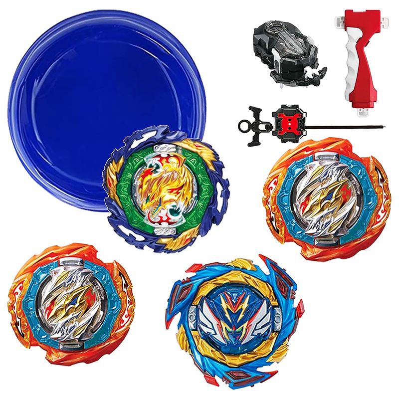 فرفره مدل انفجاری ام کیو طرح دو لانچر همراه با زمین بازی مجموعه 8 عددی کد 1854_2