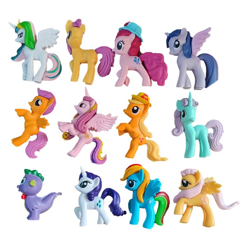 فیگور طرح اسب مدل pony مجموعه 12 عددی