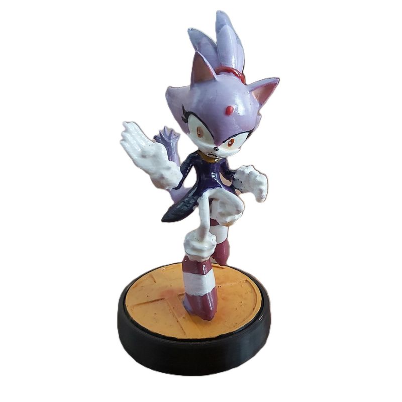 فیگور طرح سونیک مدل blaze amiibo ارتفاع 12 سانتی‌متر