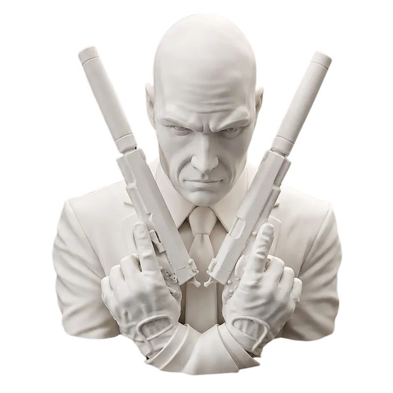 فیگور طرح هیتمن مدل  مامور 47 ( hitman) ارتفاع 15 سانتی‌متر
