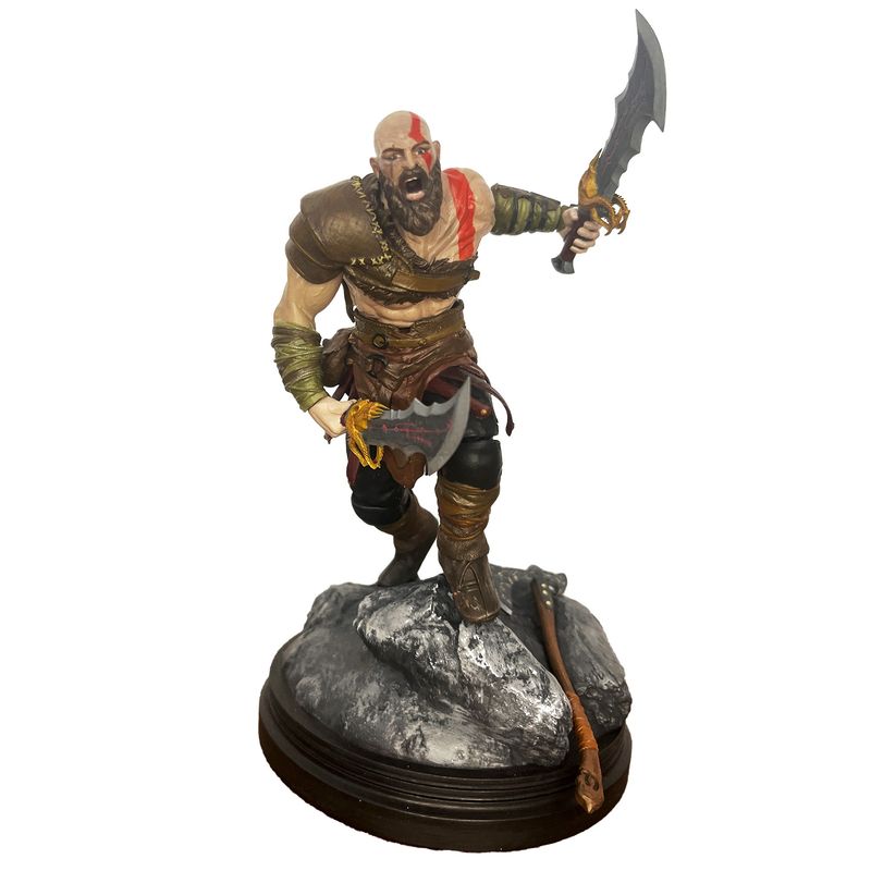 فیگور کراتوس مدل god of war طرح battle ready ارتفاع ۱۸ سانتی‌متر