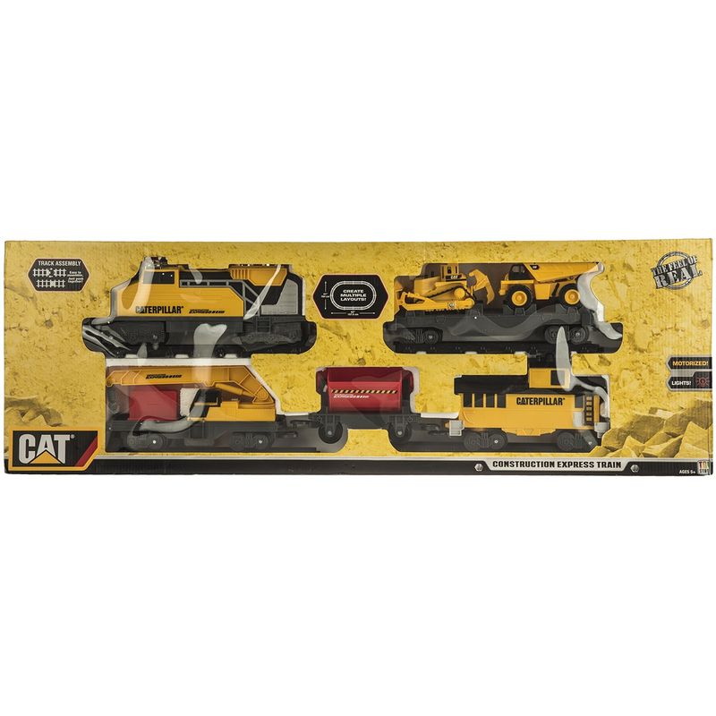 قطار اسباب بازی توی استیت مدل cat construction express