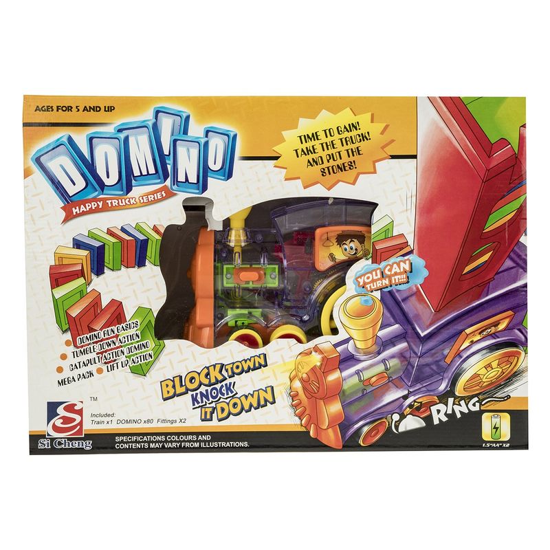 قطار اسباب بازی مدل domino truck