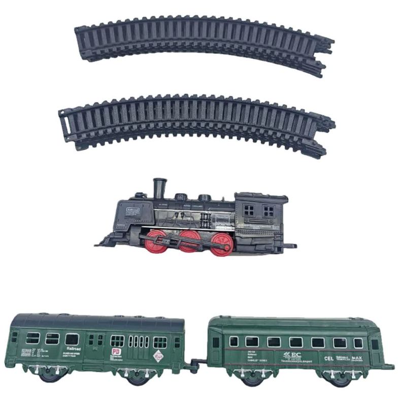 قطار بازی 13 تکه ناب سل مدل کلاسیک کینگ کد rail king intelligent classical
