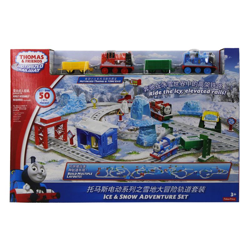 قطار بازی فیشر پرایس مدل thomas and friends snow great adventure