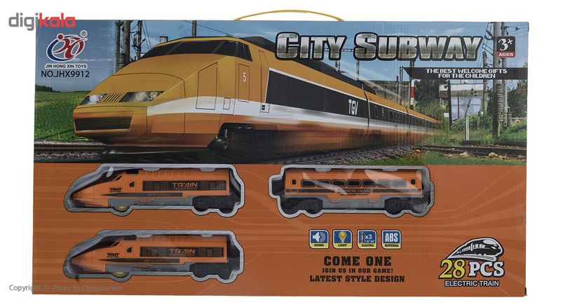 قطار بازی مدل city subway