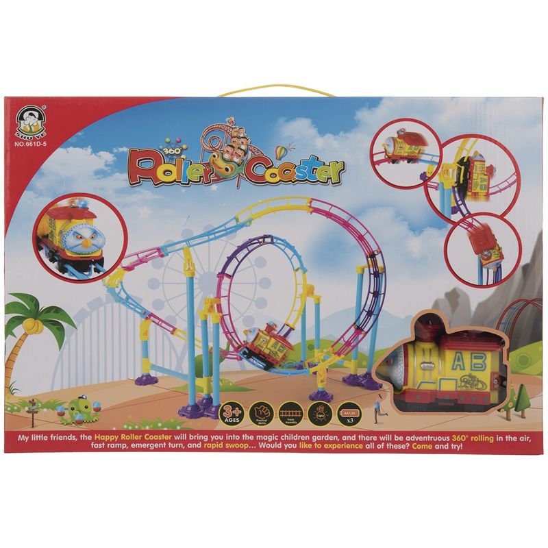قطار بازی مدل roller coaster